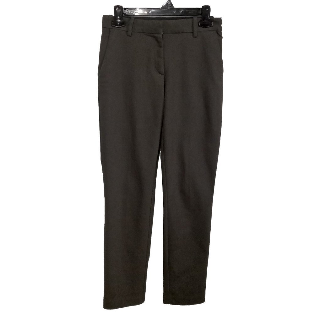 H&M Forest Green Straight Leg Office Wear Trousers Size US 4